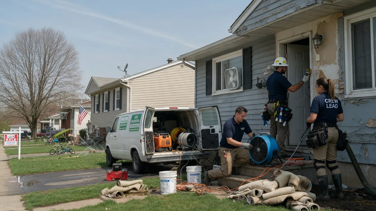 Flood Cleanup in Burton, MI near me
